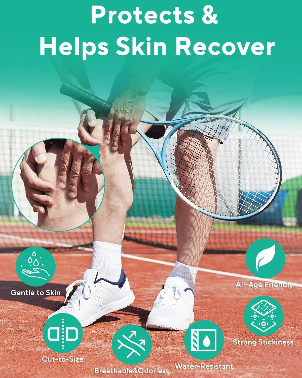 Hydrocolloid Roll for Wound Care, Cut-To-Size Hydrocolloid Bandages