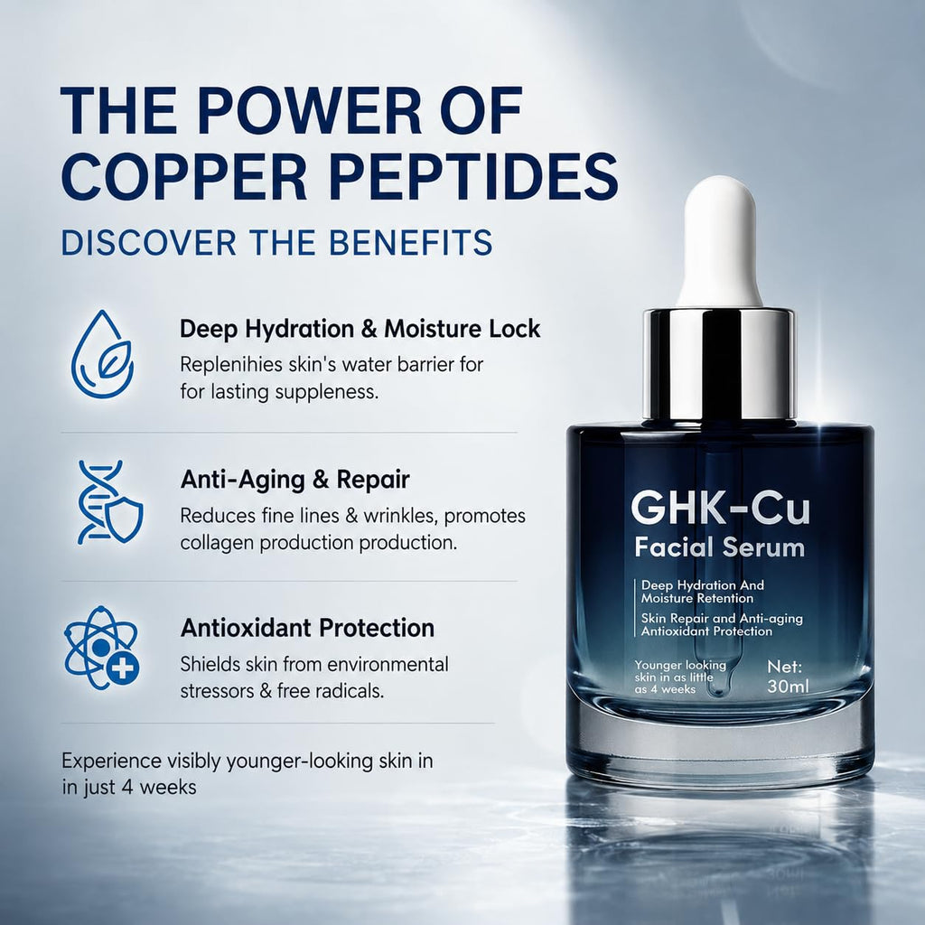 Ghk-Cu Copper Peptide Serum, 30Ml, Daily Firming Hydration